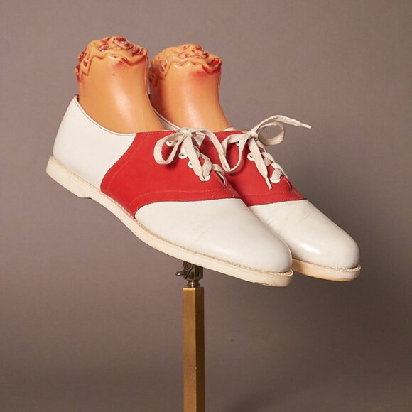 1980s Red and White Muffy’s Willits Saddle Shoes main image 8